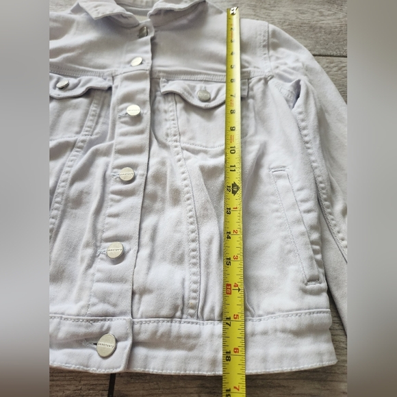 Sanctuary Denim Womens Light Blue Long Sleeve Kyle Classic Jean Jacket XS Collar - Picture 10 of 14